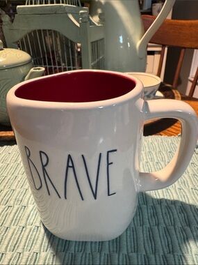 Rae Dunn BRAVE Patriotic Mug